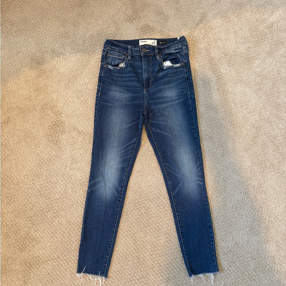 Garage Dark Blue Skinny Jeans